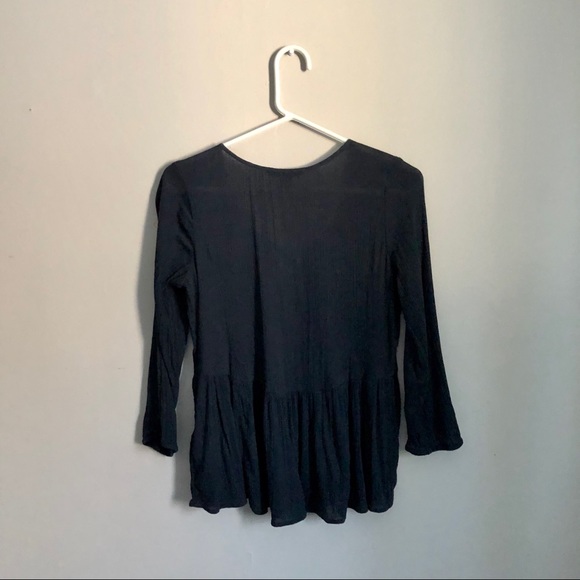 American Eagle Embroidered Boho Blouse - Picture 5 of 5